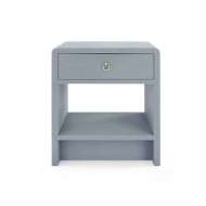 Picture of BENJAMIN LINEN 1-DRAWER SIDE TABLE, WINTER GRAY