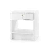 Picture of BENJAMIN 1-DRAWER SIDE TABLE, WHITE PEARL