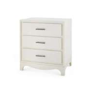 Picture of BARRETT 3-DRAWER SIDE TABLE, SAND WHITE