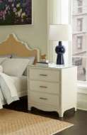 Picture of BARRETT 3-DRAWER SIDE TABLE, SAND WHITE