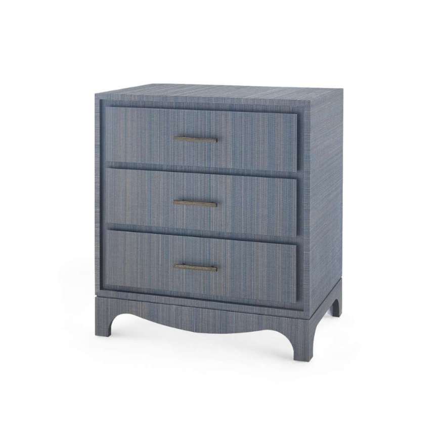 Picture of BARRETT 3-DRAWER SIDE TABLE, DENIM MIST