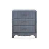 Picture of BARRETT 3-DRAWER SIDE TABLE, DENIM MIST