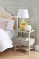 Picture of ARIANNA 1-DRAWER SIDE TABLE, SOFT GRAY