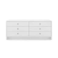 Picture of BRYANT LINEN EXTRA WIDE LARGE 6-DRAWER, CHIFFON WHITE