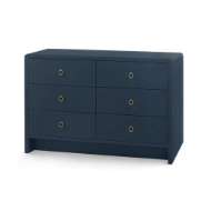 Picture of BRYANT LINEN EXTRA LARGE 6-DRAWER, BLUE STEEL