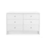 Picture of BRYANT LINEN EXTRA LARGE 6-DRAWER, CHIFFON WHITE