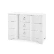 Picture of BARDOT LARGE 3-DRAWER, CHIFFON WHITE