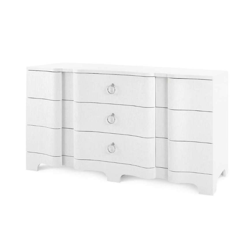 Picture of BARDOT EXTRA LARGE 9-DRAWER, CHIFFON WHITE