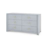 Picture of AUDREY EXTRA LARGE 6-DRAWER, WASHED WINTER GRAY