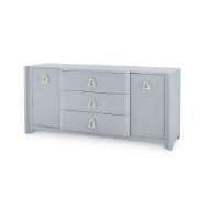 Picture of AUDREY 3-DRAWER & 2-DOOR CABINET, WASHED WINTER GRAY