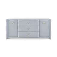 Picture of AUDREY 3-DRAWER & 2-DOOR CABINET, WASHED WINTER GRAY