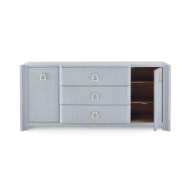 Picture of AUDREY 3-DRAWER & 2-DOOR CABINET, WASHED WINTER GRAY