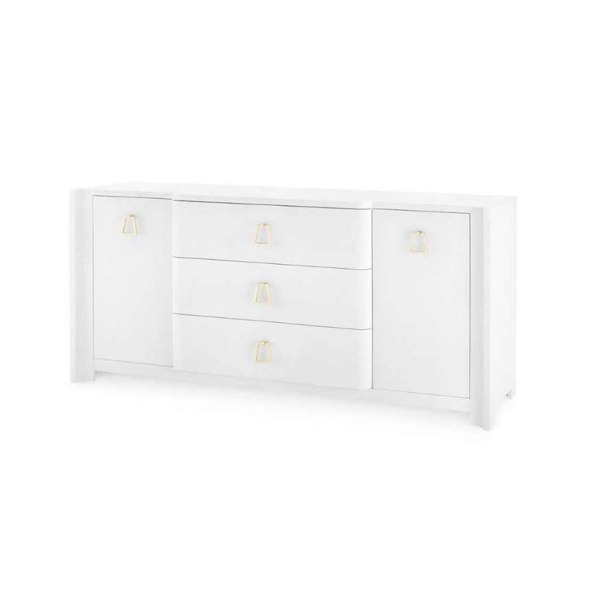 Picture of AUDREY 3-DRAWER & 2-DOOR CABINET, CREAM