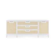 Picture of ASTOR 3-DRAWER & 2-DOOR CABINET, VANILLA