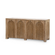 Picture of ARCADIA 4-DOOR CABINET, SOFT GLOW OAK