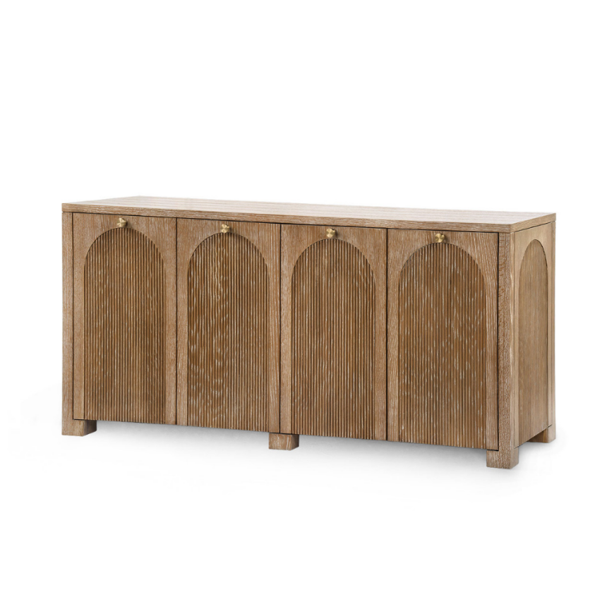 Picture of ARCADIA 4-DOOR CABINET, SOFT GLOW OAK