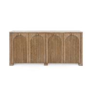 Picture of ARCADIA 4-DOOR CABINET, SOFT GLOW OAK