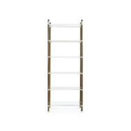 Picture of PIERCE ETAGERE, BRONZE AND POLISHED NICKEL