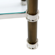 Picture of PIERCE ETAGERE, BRONZE AND POLISHED NICKEL