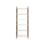 Picture of PIERCE ETAGERE, BRONZE AND POLISHED BRASS