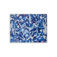 Picture of ASHA FRAMED CANVAS, BLUE