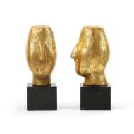 Picture of ALBERTO STATUE (PAIR), GOLD LEAF