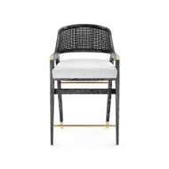 Picture of EDWARD COUNTER STOOL, JET BLACK
