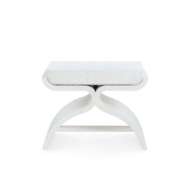 Picture of CARSON STOOL, GLAZED WHISPER WHITE