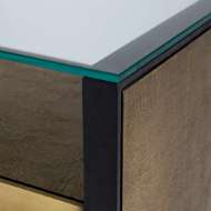 Picture of ODEON LARGE BENCH/COFFEE TABLE GLASS TOP, CLEAR