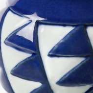 Picture of COLUMBINA VASE, BLUE AND WHITE