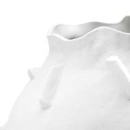 Picture of BRACQUE LARGE VASE, COOL WHITE