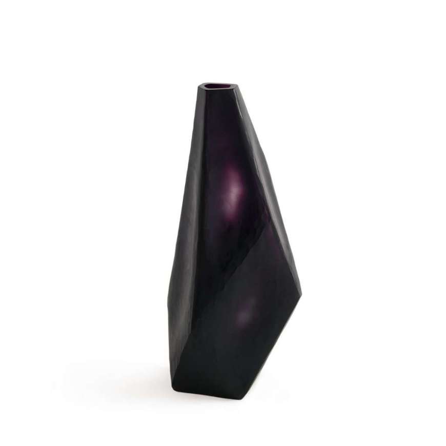 Picture of ASSCHER VASE, AUBERGINE