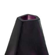 Picture of ASSCHER VASE, AUBERGINE