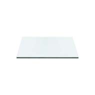 Picture of FLORENCE 2-DRAWER SIDE TABLE GLASS TOP, CLEAR