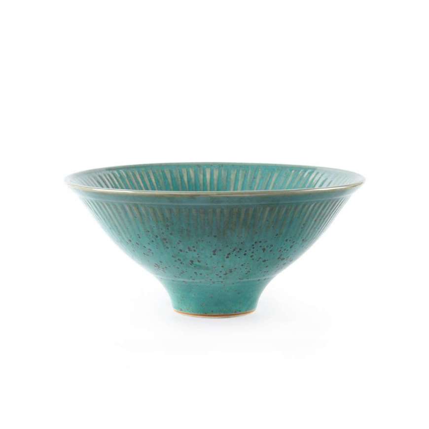 Picture of NYLE LARGE BOWL, MOTTLED TURQUOISE