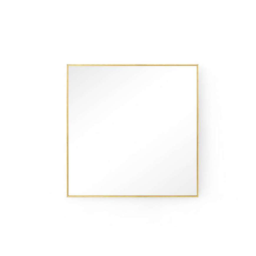 Picture of CLARENCE SMALL MIRROR, POLISHED BRASS