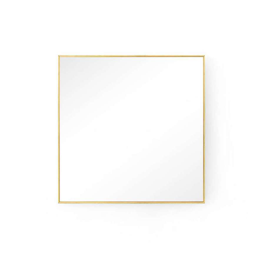 Picture of CLARENCE MEDIUM MIRROR, POLISHED BRASS