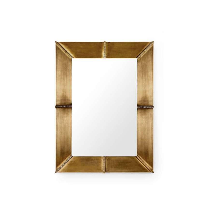 Picture of BREA MIRROR, ANTIQUE BRASS