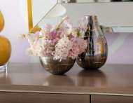 Picture of LOOM MEDIUM BOWL, SILVER AND BRASS