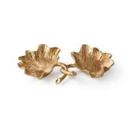 Picture of GINKO SMALL BOWL SET OF 2, GOLD LEAF