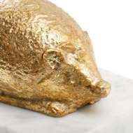 Picture of HEDGEHOG STATUE, GOLD LEAF