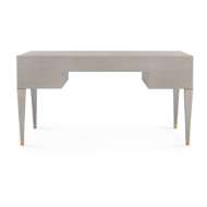 Picture of MORRIS DESK, TAUPE GRAY AND SATIN BRONZE
