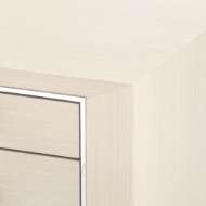 Picture of MORRIS DESK, BLANCHED OAK AND NICKEL