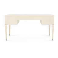 Picture of MORRIS DESK, BLANCHED OAK AND SATIN BRONZE