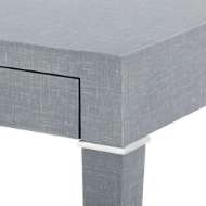 Picture of CLAUDETTE DESK, WASHED WINTER GRAY, NICKEL