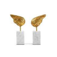 Picture of WINGS STATUE (PAIR), GOLD LEAF