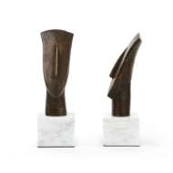 Picture of DELOS HEAD STATUE (PAIR), BRONZE