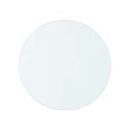 Picture of DAKOTA ROUND COFFEE TABLE GLASS TOP, CLEAR