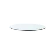 Picture of DAKOTA 1-DRAWER ROUND SIDE TABLE GLASS TOP, CLEAR