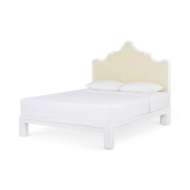 Picture of VICTORIA QUEEN HEADBOARD WITH RYDER BED FRAME, NATURAL TWILL, VANILLA